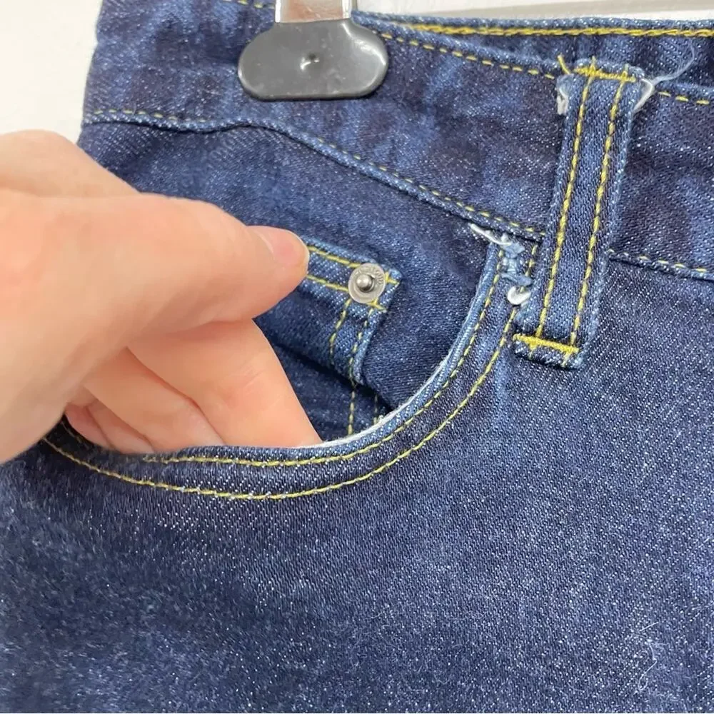 Five Four Mens Dark Wash Straight Leg Jeans Womens 32 Blue Denim Casual Fall